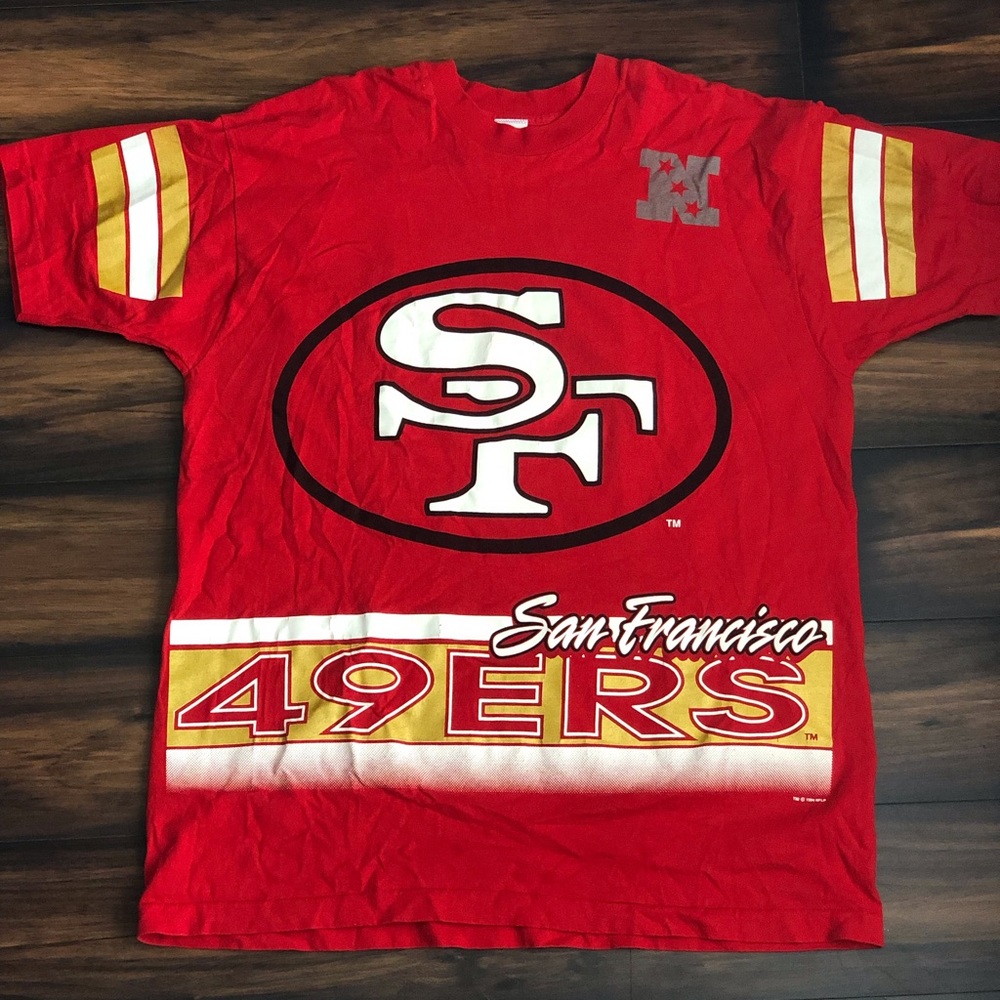 VTG all over print San Francisco 49ers Tee